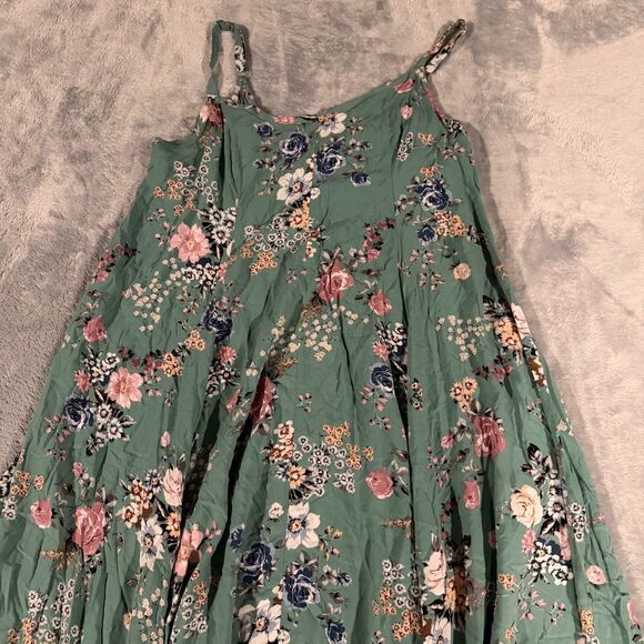 Torrid Floral Challis Trapeze Maxi Dress - Picture 2 of 4